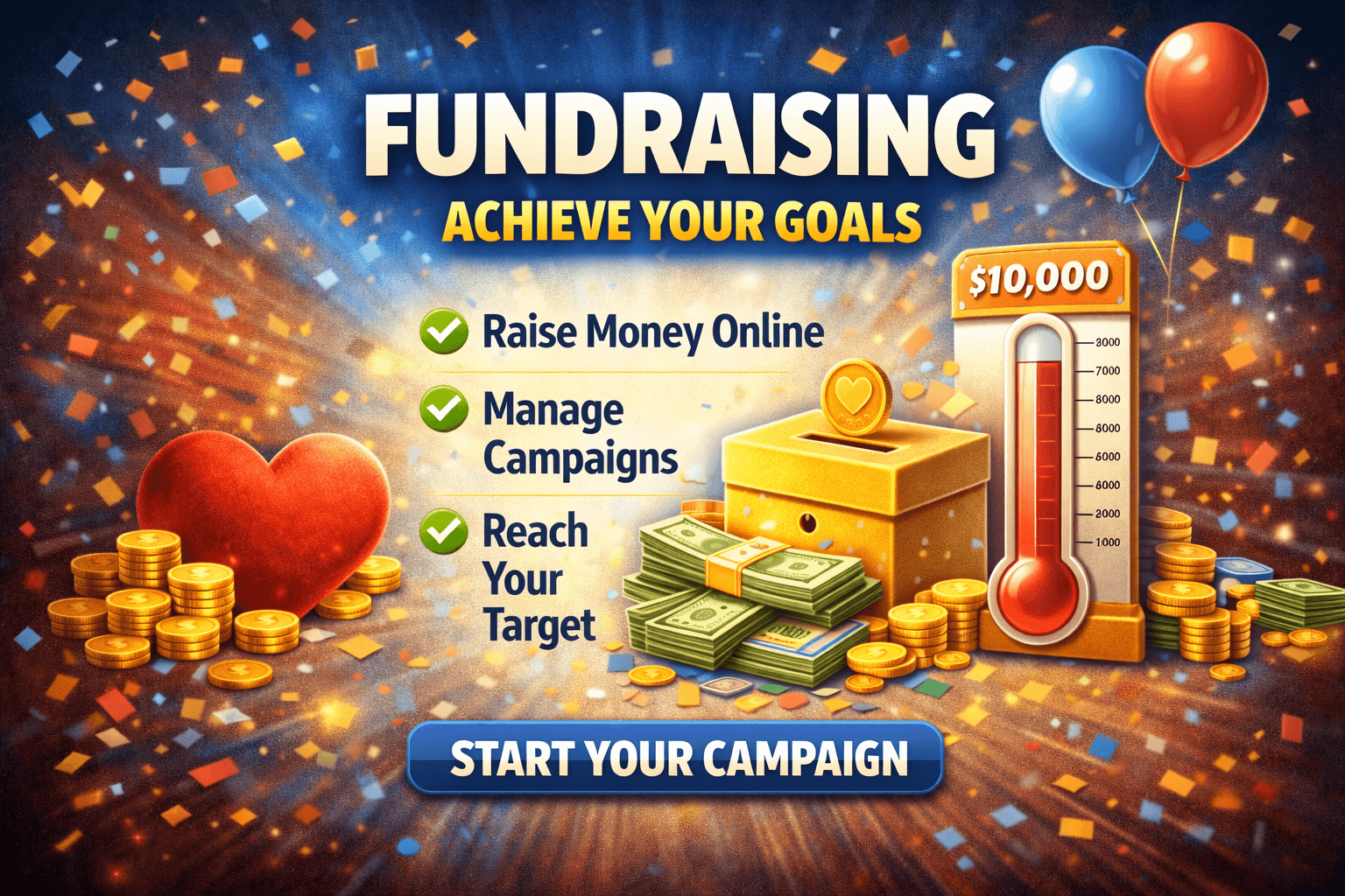 Tixoola fundraising — donations, raffles, team goals, and unified checkout